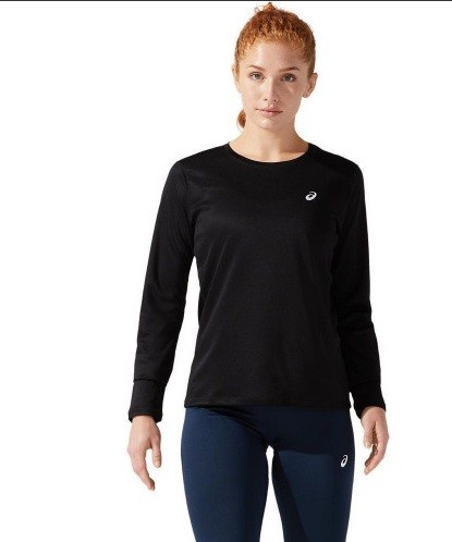Теннисная футболка женская Asics Core LS Top black