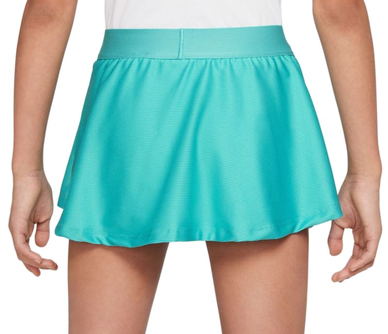 Теннисная юбка детская Nike Court Victory Flouncy Skirt washed teal/white