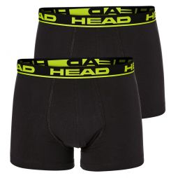 Трусы мужские Head Seasonal Boxer 2P phantom/lime punch Трусы мужские Head Seasonal Boxer 2P phantom/lime punch