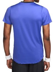 Теннисная футболка мужская Nike Court Advantage Polo lapis/black/white