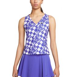 Теннисная майка женская Nike Court Fall Victory Tank lapis/black