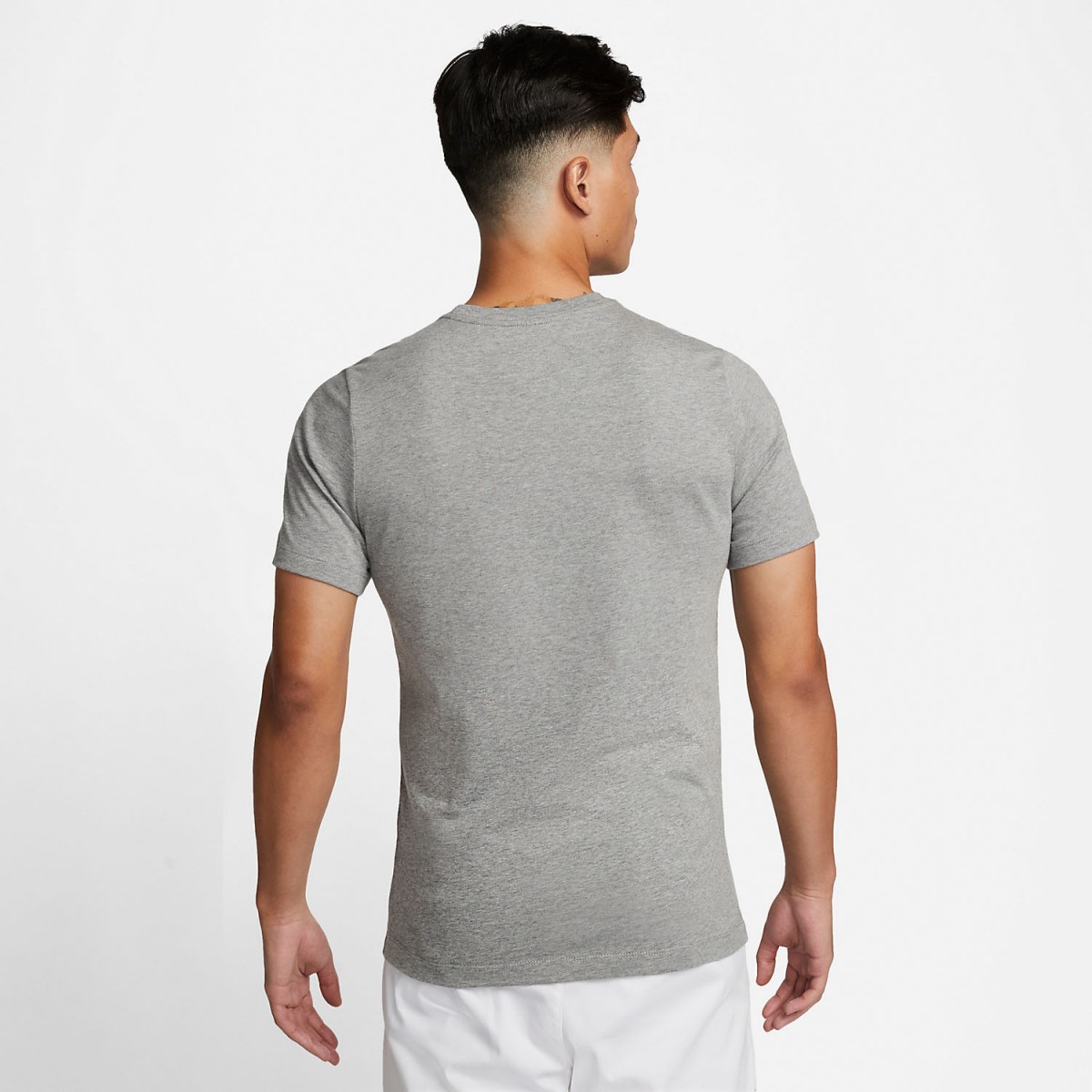 Теннисная футболка мужская Nike Heritage T-Shirt dark grey heather