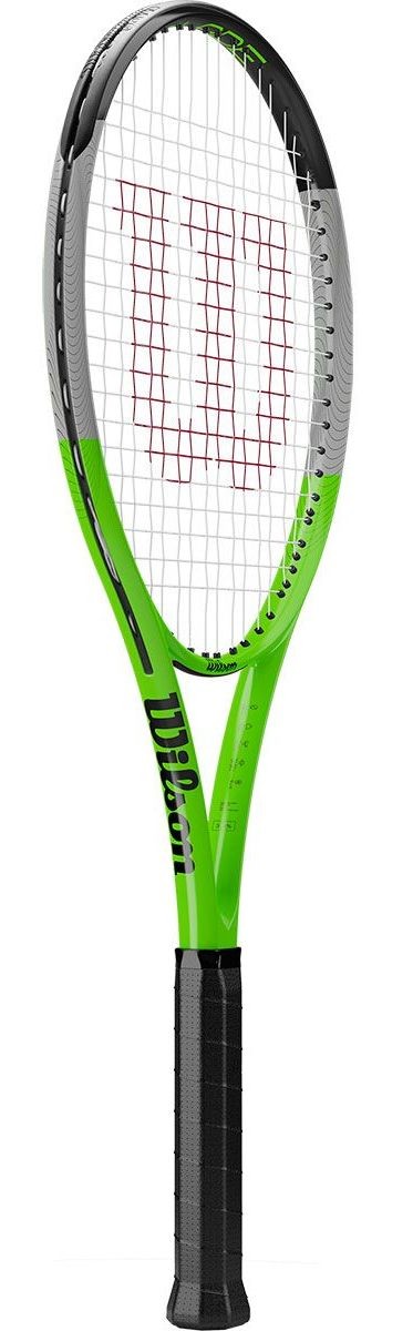 Тенісна ракетка Wilson Blade Feel RXT 105 black/gray/lime green