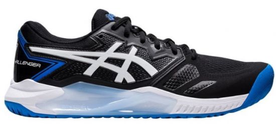 Тенісні кросівки чоловічі Asics Gel-Challenger 13 black/electric blue Тенісні кросівки чоловічі Asics Gel-Challenger 13 black/electric blue