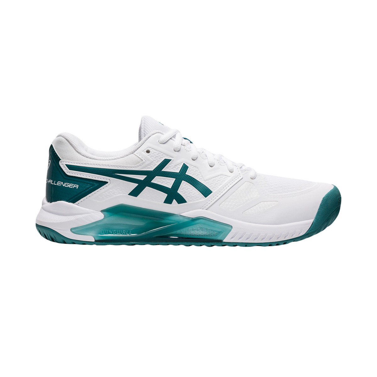 Теннисные кроссовки мужские Asics Gel-Challenger 13 white/velvet pine