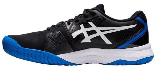 Теннисные кроссовки мужские Asics Gel-Challenger 13 black/electric blue Теннисные кроссовки мужские Asics Gel-Challenger 13 black/electric blue