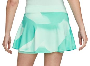 Теннисная юбка женская Nike Court Victory Printed Tennis Skirt mint foam/black