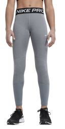 Легінси дитячі Nike Pro G Tight carbon hetaher/white Легінси дитячі Nike Pro G Tight carbon hetaher/white