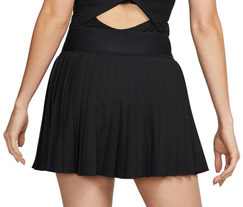 Теннисная юбка женская Nike Court Advantage Pleated Skirt black/white