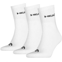 Head Short Crew 3-pack/white/black