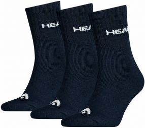 Head Short Crew 3-pack/black/white