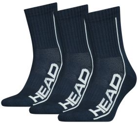 Head Performance Short Crew 3-pack/navy/white