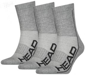 Head Performance Short Crew 3-pack/grey/black