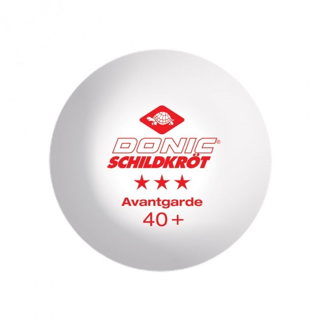 М'ячі для настільного тенісу Donic Avantgarde 3* 40+ white 3шт.