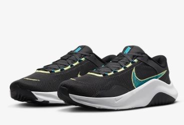 Кросівки чоловічі біг/фітнес Nike Legend Essential 3 Next Nature anthracite/white/black/blue lightni Кросівки чоловічі біг/фітнес Nike Legend Essential 3 Next Nature anthracite/white/black/blue lightni
