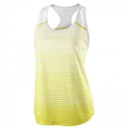 Тенісна майка дитяча Wilson G Team Striped Tank safety yellow/white Тенісна майка дитяча Wilson G Team Striped Tank safety yellow/white