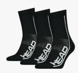 Head Performance Short Crew 3-pack/black/white
