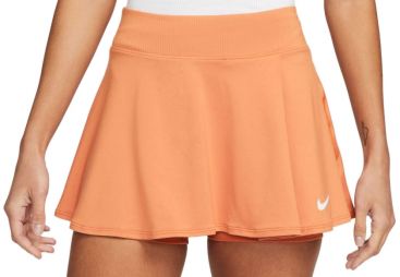 Теннисная юбка женская Nike Flouncy Skirt hot curry/white
