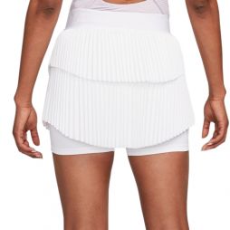 Теннисная юбка женская Nike Court Wimbledon Advantage Pleated Skirt white/black