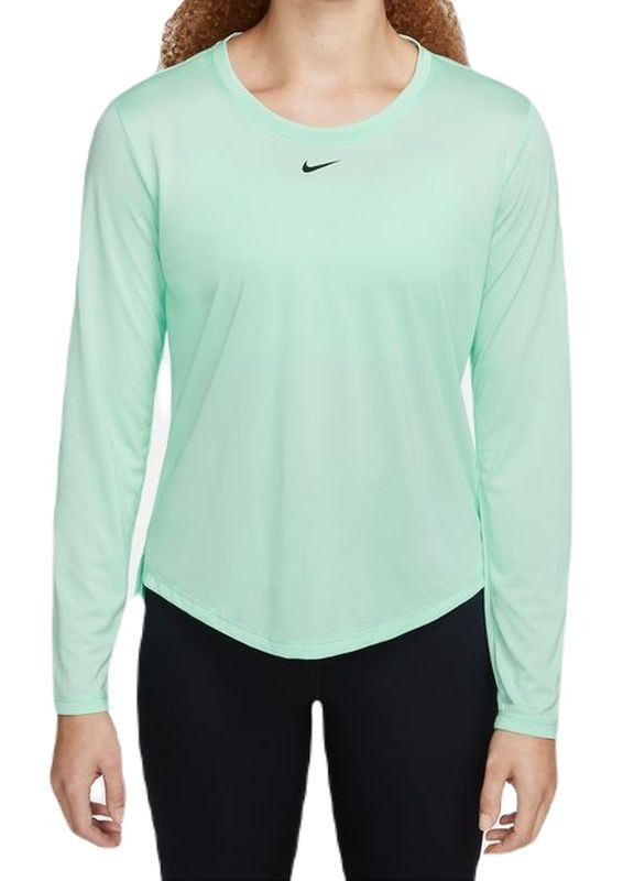 Теннисная футболка женская Nike Women's Fall Long Sleeve Top mint foam/black