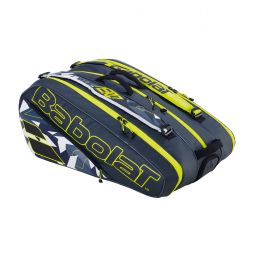 Тенісна сумка Babolat Pure Aero x12 grey/yellow/white Тенісна сумка Babolat Pure Aero x12 grey/yellow/white