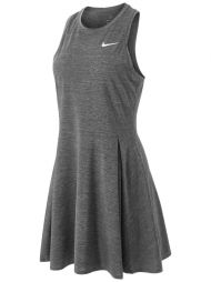 Теннисное платье женское Nike Court Advantage Dress black/black/white