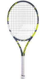 Теннисная ракетка детская Babolat Aero Junior NC (26) grey/yellow/white Теннисная ракетка детская Babolat Aero Junior NC (26) grey/yellow/white