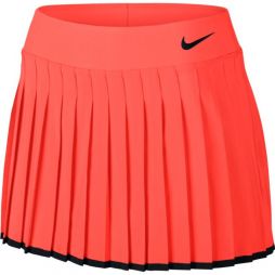 Теннисная юбка женская Nike Victory Skirt hyper orange/black/black