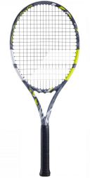Тенісна ракетка Babolat EVO Aero strung grey/yellow/white Тенісна ракетка Babolat EVO Aero strung grey/yellow/white