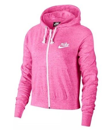 Реглан женский Nike Sportswear Gym Vintage pink/white