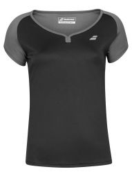 Тенісна футболка жіноча Babolat Play Cap Sleeve Top Women black Тенісна футболка жіноча Babolat Play Cap Sleeve Top Women black