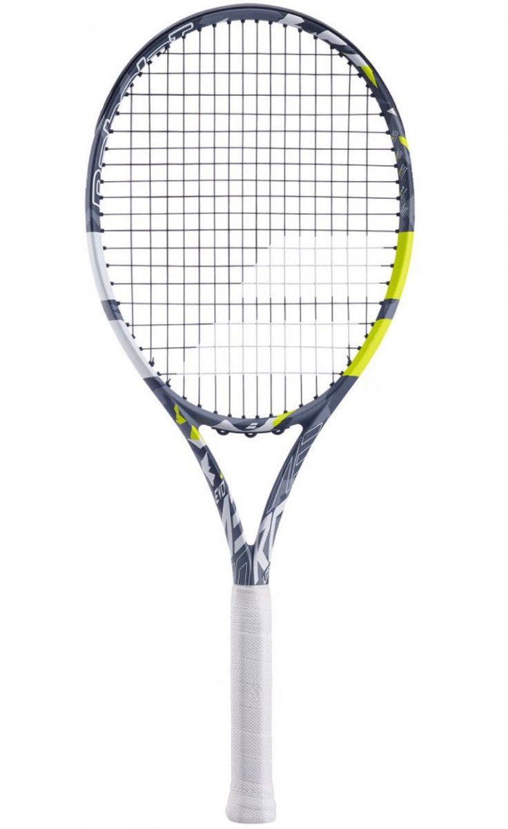 Теннисная ракетка Babolat EVO Aero Lite strung grey/yellow/white