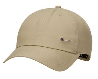 Тенісна кепка Nike H86 Metal Swoosh Cap natural olive/metallic silver Тенісна кепка Nike H86 Metal Swoosh Cap natural olive/metallic silver