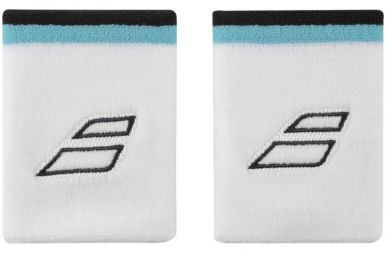 Напульсник Babolat Terry Jumbo Wristband white/estate blue