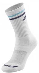 Babolat Team Single Socks Men 1-pack white/estate blue