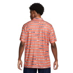 Теннисная футболка мужская Nike Graphic Polo madder root/white