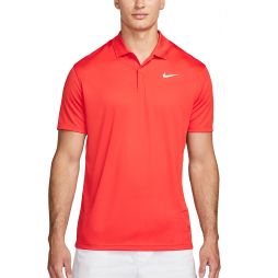 Теннисная футболка мужская Nike Core Pique Polo habanero red/white