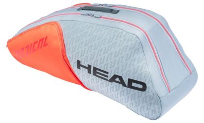 Теннисная сумка Head Radical 6R Combi grey/orange Теннисная сумка Head Radical 6R Combi grey/orange