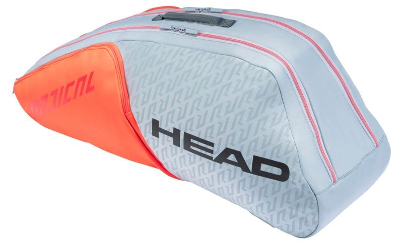 Теннисная сумка Head Radical 6R Combi grey/orange