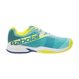 Дитячі тенісні кросівки Babolat Jet Грунт Junior green/sulphur spring Дитячі тенісні кросівки Babolat Jet Грунт Junior green/sulphur spring