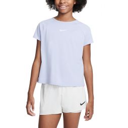 Тенісна футболка дитяча Nike Victory Top G oxygen purple/white Тенісна футболка дитяча Nike Victory Top G oxygen purple/white