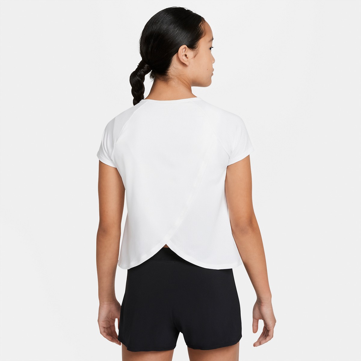 Тенісна футболка дитяча Nike Victory Top G white/white/black