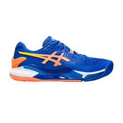 Тенісні кросівки чоловічі Asics Gel-Resolution 9 Грунт tuna blue/sun peach Тенісні кросівки чоловічі Asics Gel-Resolution 9 Грунт tuna blue/sun peach