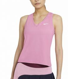 Теннисная майка женская Nike Court Victory Tank pink/white