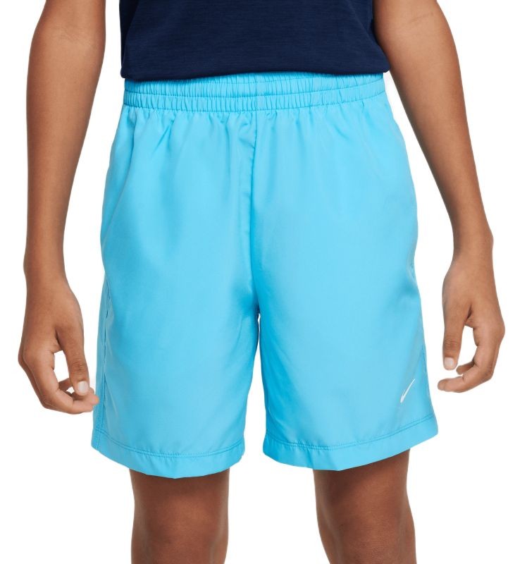 Теннисные шорты детские Nike Multi Shorts baltic blue/white