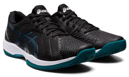 Тенісні кросівки чоловічі Asics Solution Swift FF ГРУНТ black/misty pine Тенісні кросівки чоловічі Asics Solution Swift FF ГРУНТ black/misty pine