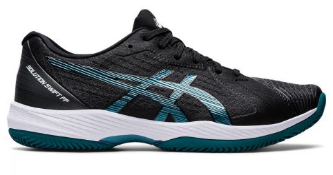 Тенісні кросівки чоловічі Asics Solution Swift FF ГРУНТ black/misty pine Тенісні кросівки чоловічі Asics Solution Swift FF ГРУНТ black/misty pine