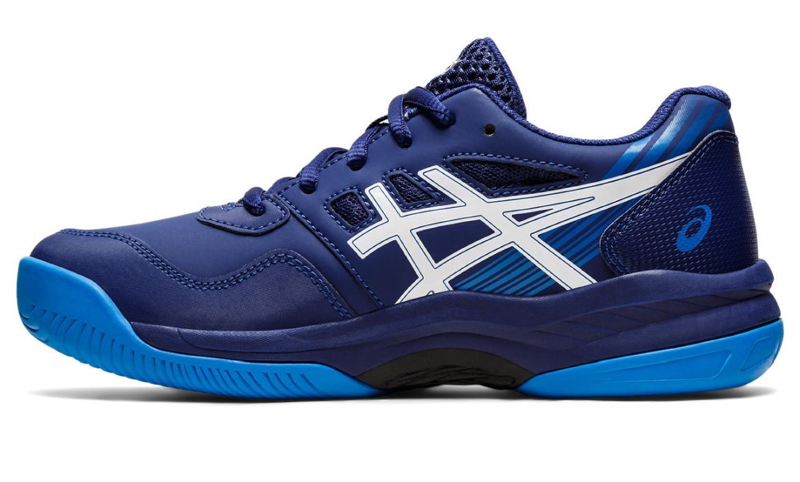 Детские теннисные кроссовки Asics Gel-Game 8 GS dive blue/white