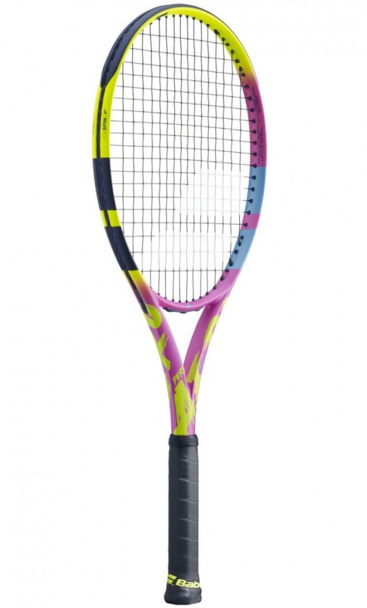 Теннисная ракетка Babolat Pure Aero RAFA yellow/pink/blue