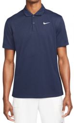 Тенісна футболка чоловіча Nike Court Solid Polo obsidian/white Тенісна футболка чоловіча Nike Court Solid Polo obsidian/white